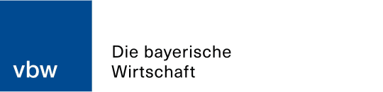 Logo: vbw - Die Bayerische Wirtschaft